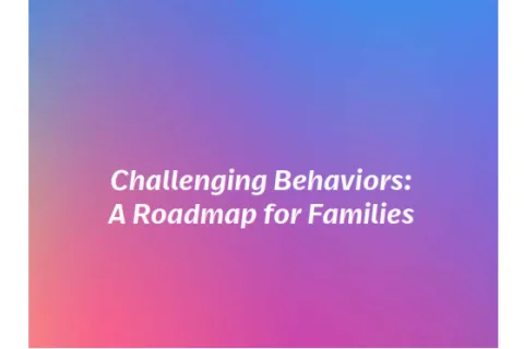 Challenging Behaviors Roadmap for Families